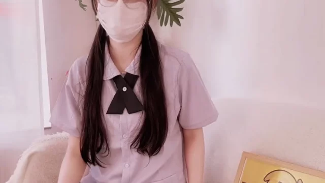 XJX-0198 College girl has a crush on her senior and submits to his big cock